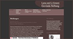 Desktop Screenshot of lama-govinda.de
